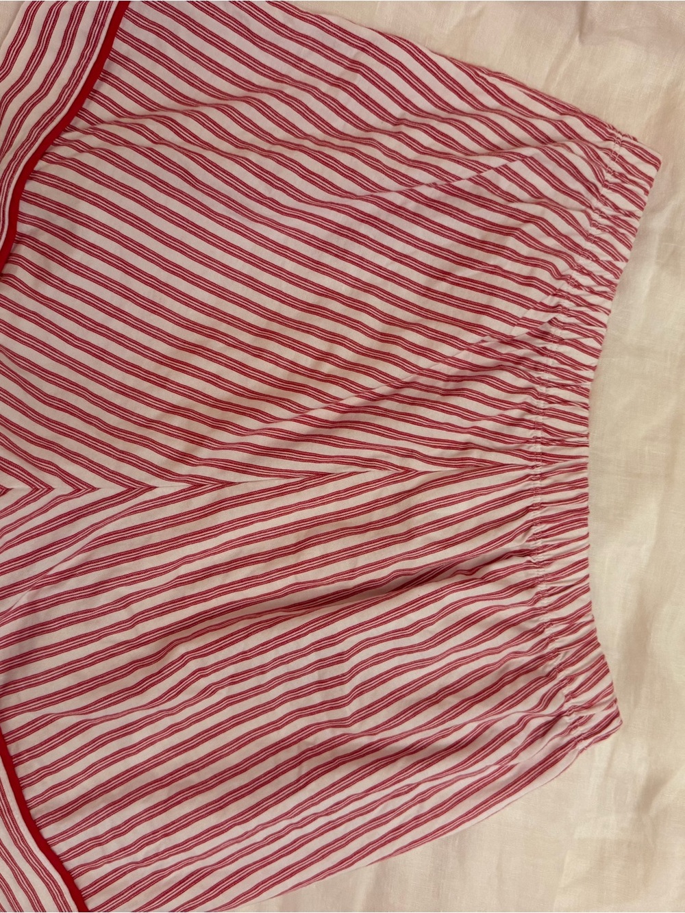 Striped Red & White Long-Sleeve Pajama Set - Picture 5 of 5